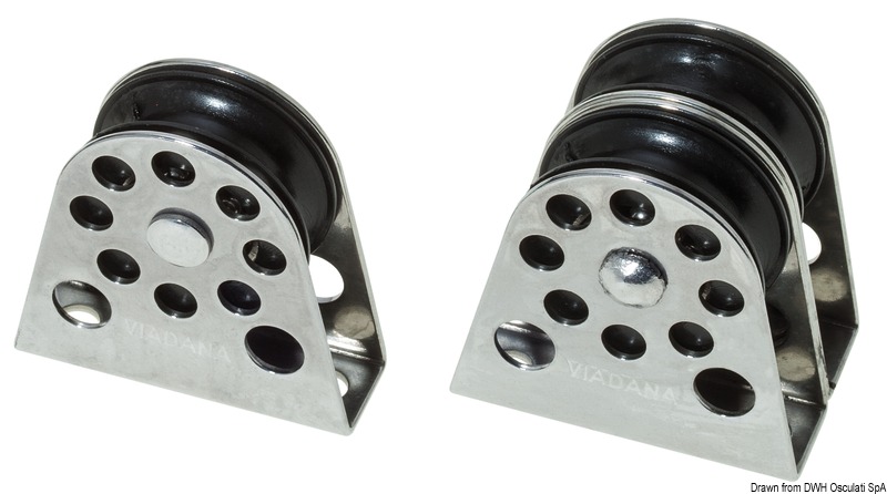 Double vertical block f. lines 8 mm