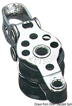 SS mini-block double w/becket 17x5