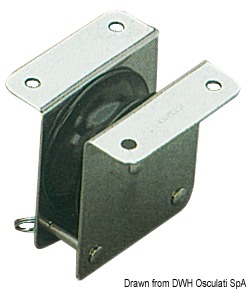 SS recess block 1pulley 55x12