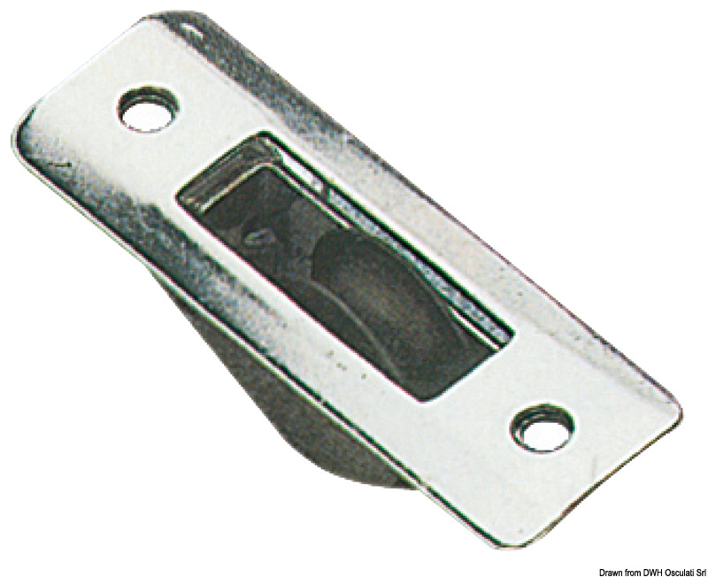 SS recess block 1pulley 22x3