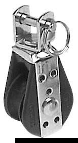 Single block 1pulley w/swivel head AISI316 22x6