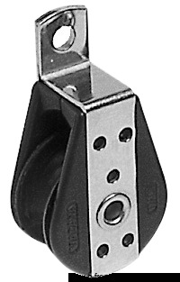 Single block 1pulley w/footblock AISI316 22x6