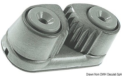 Clam cleat on Delrin balls 5/12 mm