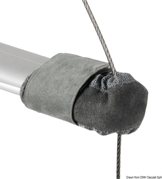 Spreader boot in natural leather 95-122 mm