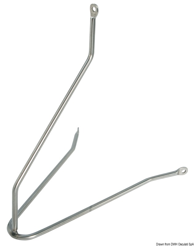 Mast round step AISI316