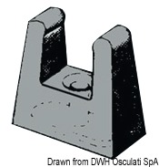 Tiller extension retaining clip 18/20 mm