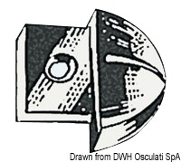 Rail nylon end stop 25 mm