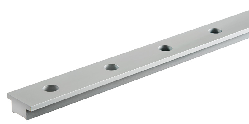 Anodised aluminium rail 32x6 mm (2m-bar)