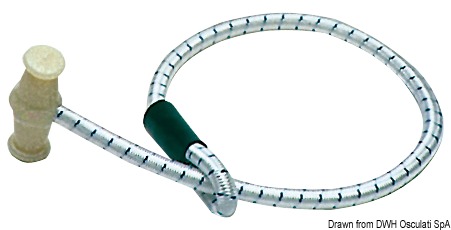 Sail tie w/nylon toggle 350x6 mm