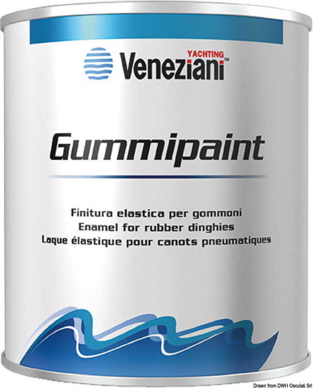 VENEZIANI Gummipaint elastic antifouling grey 0.5l