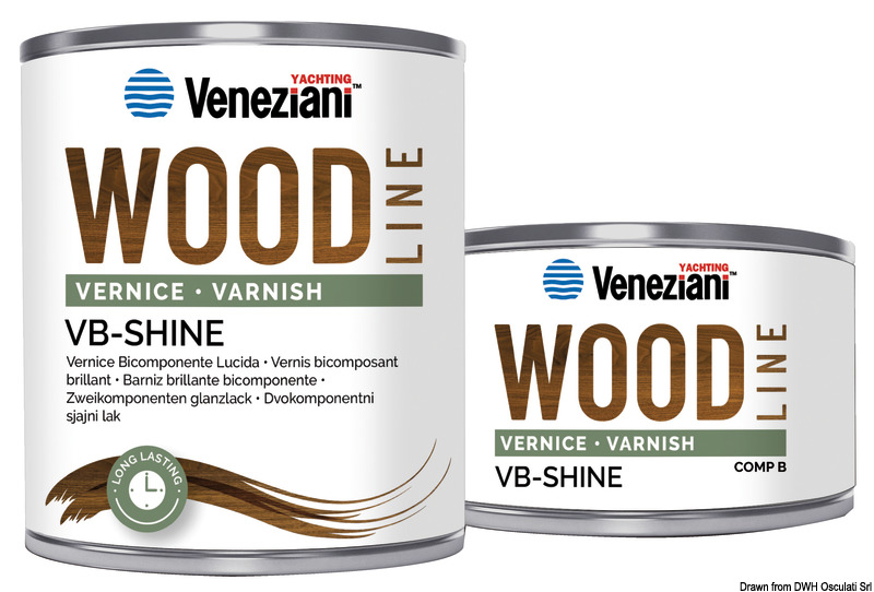 VENEZIANI Wood Line two-component glossy paint 0.75 l