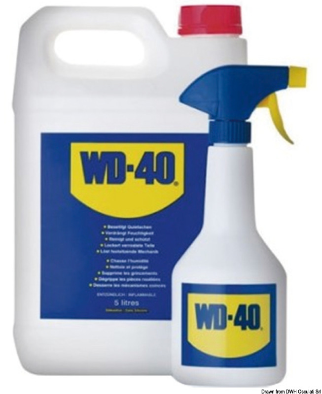 WD-40 multipurpose lubricant 5l-tank + 1l-spray