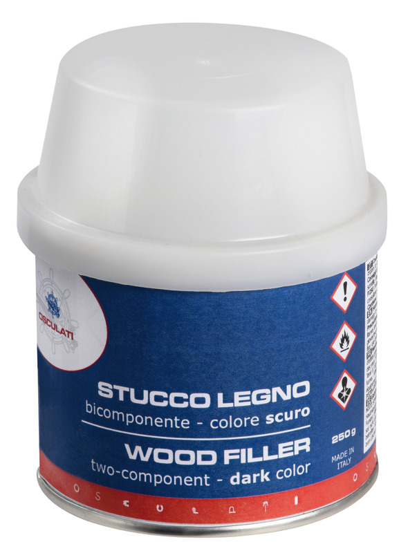 Filler bicomponent wood dark coloured 150 ml