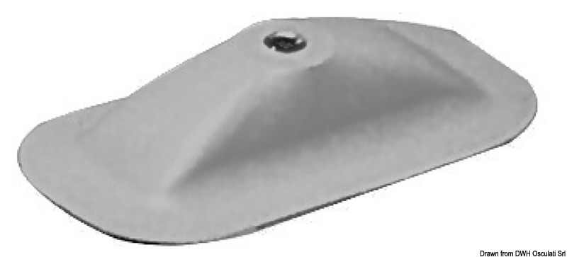 Rowlock holder 200x100 mm grey RAL 7035