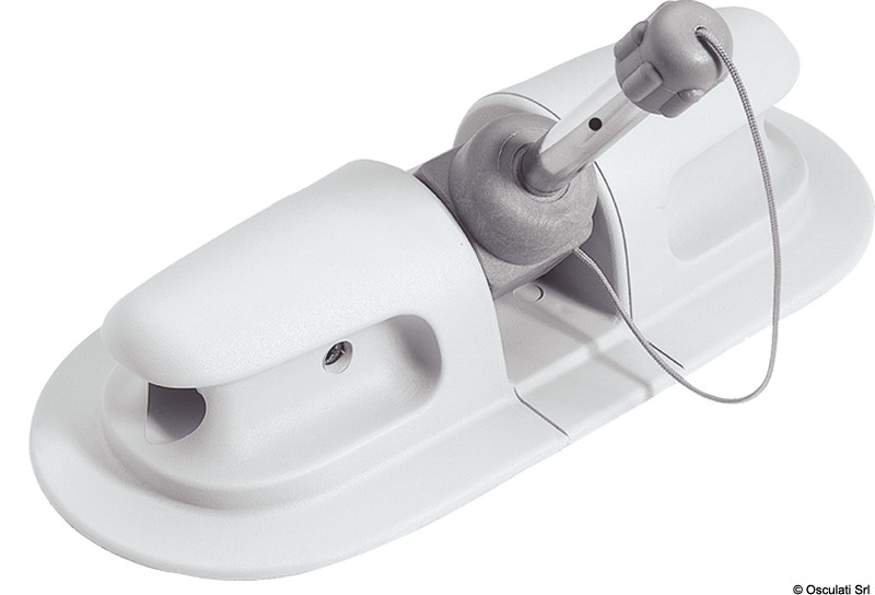 Grey oar crutch base 90 x 200 x 40 mm