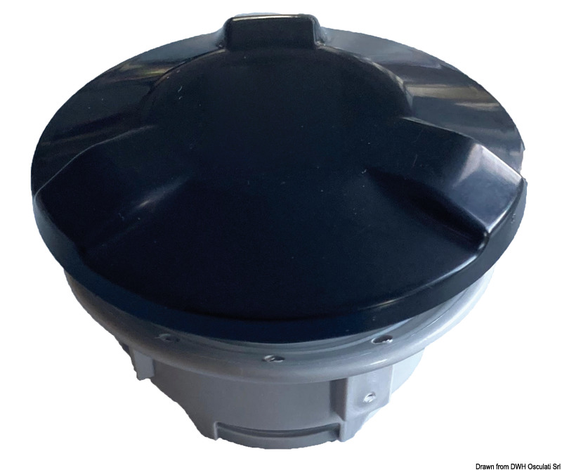 Inflation valve Black with exchangeable body core