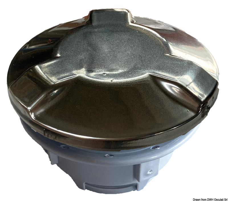 Inflation valve Chromed w/exchangeable body core