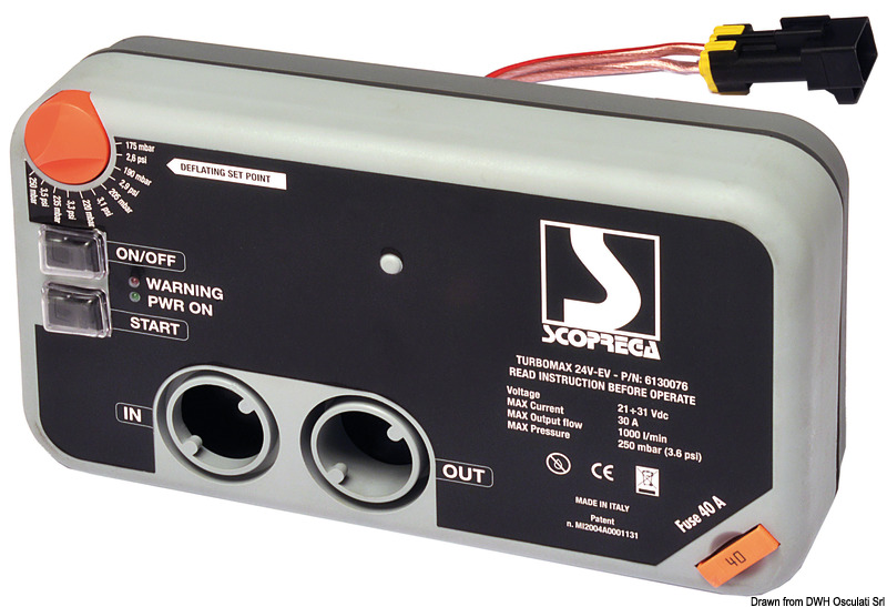 BRAVO Turbo Max Kit inflator 12 V