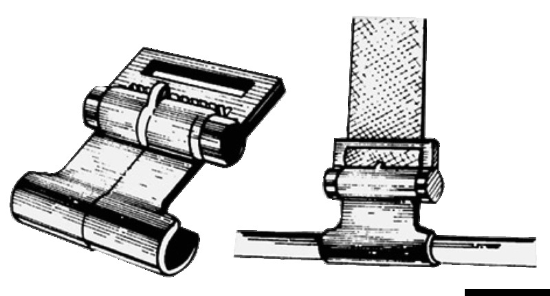 Plastic hook for canopies
