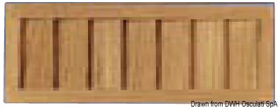 Air grating 128x350 mm