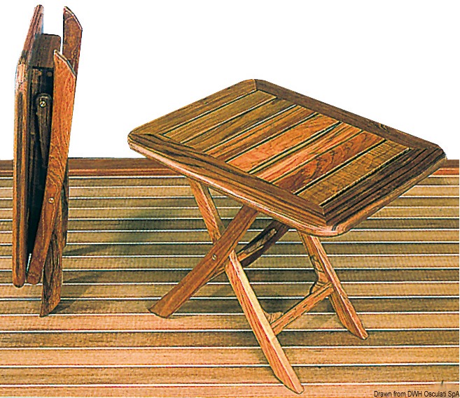 Teak tip-top table 50x40 cm