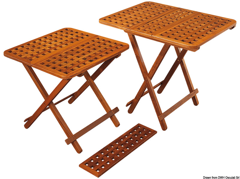 Teak foldable table 60x60 cm
