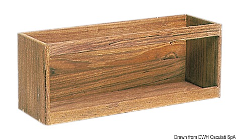 Teak book shelf 382x150x131 mm