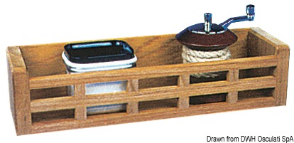 Teak container 300x85x70 mm