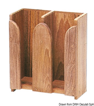 Teak cups rack 212x103x250 mm