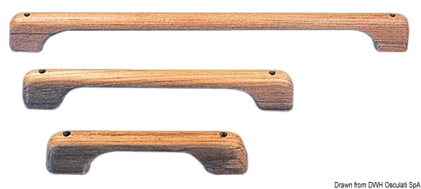 Teak towel bar 250x60x25 mm