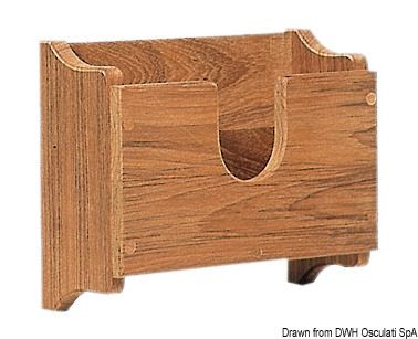 Teak binocular holder 250x95x200 mm