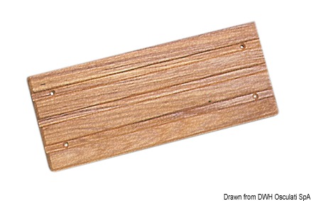 Teak foot board 215x82 mm