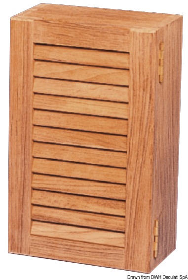 Teak kitchen/bathroom cupboard 375 x 275 x 112 mm