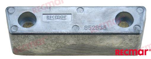 Zinc anode Volvo Penta 852835 OEM: Volvo: 3588770, 852835