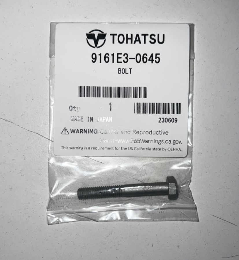 Water pump housing screw Mercury 10-8M0063198, Tohatsu 9161E3-0645