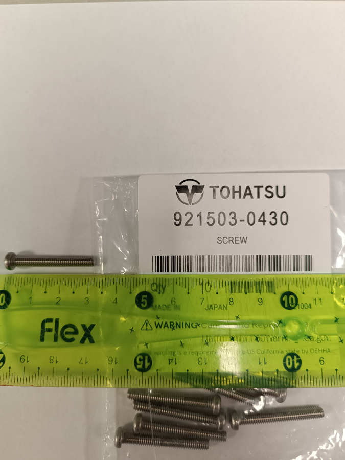 Screw Mercury 10-17635, Tohatsu 921503-0430