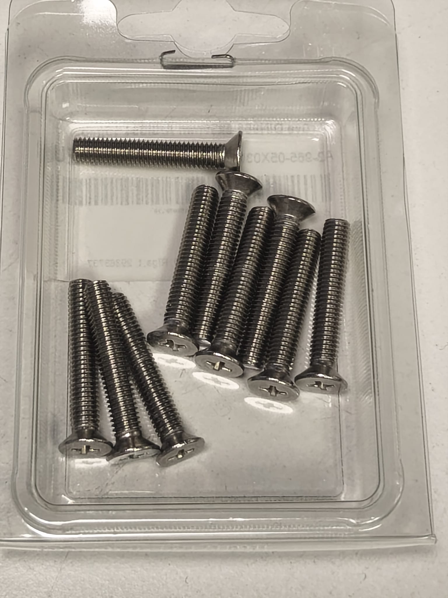 DIN 965 Screw, 5x30 mm, AISI 304, 10 pcs.