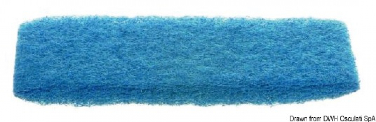 Yachticon abrasive cleaning pad Medium blue 260x115mm