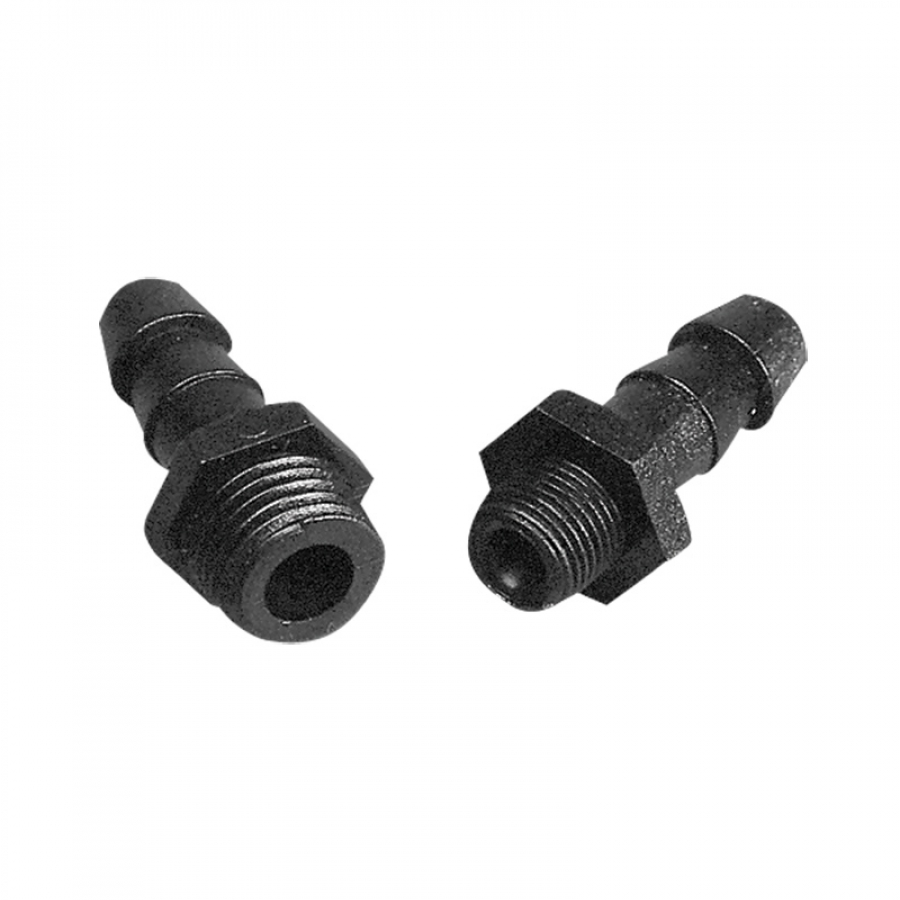 Adapteris 1/4 uz D 8mm šlauku melns neilons