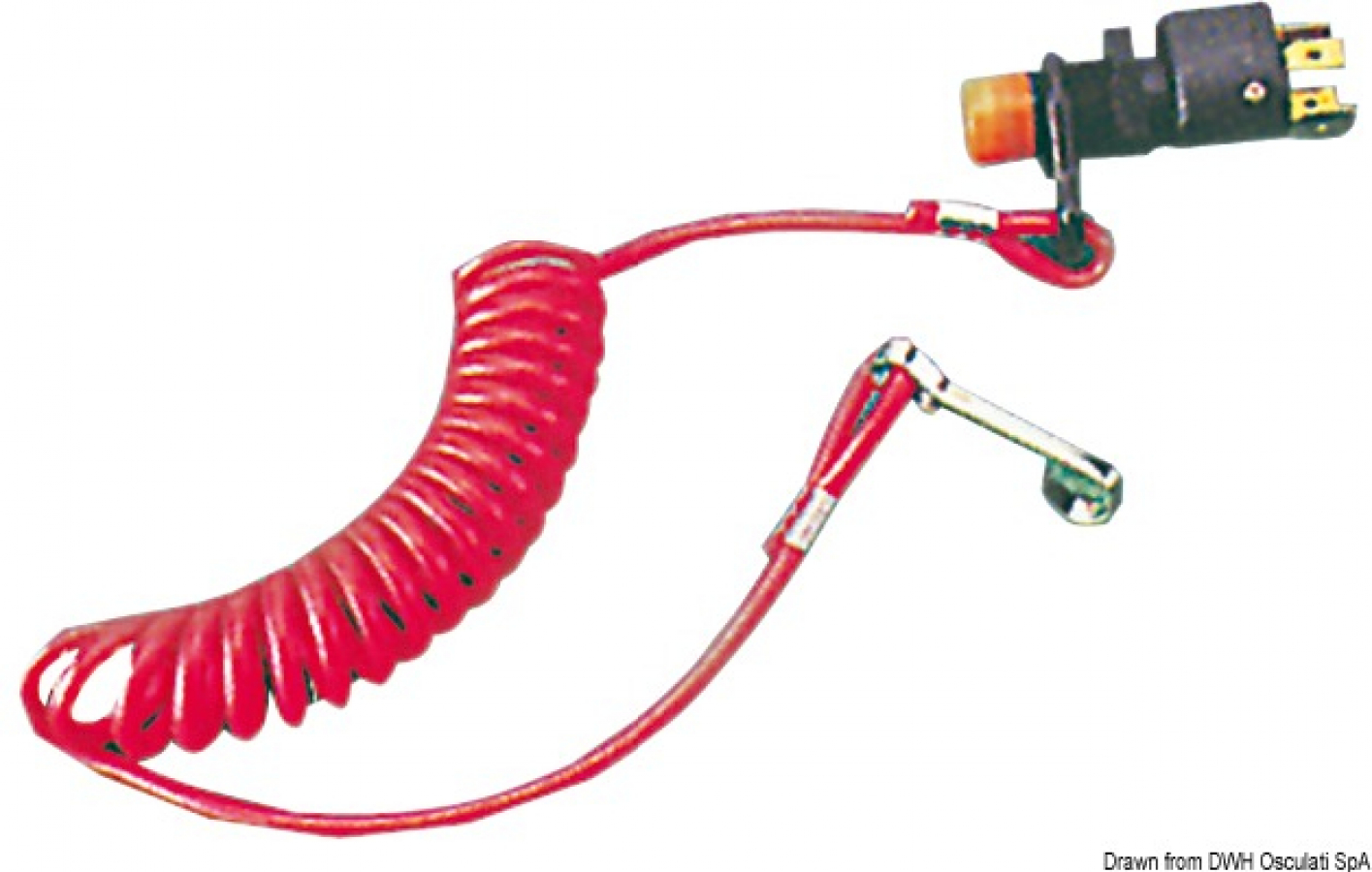 Cutoff + safety key - open and close version in one