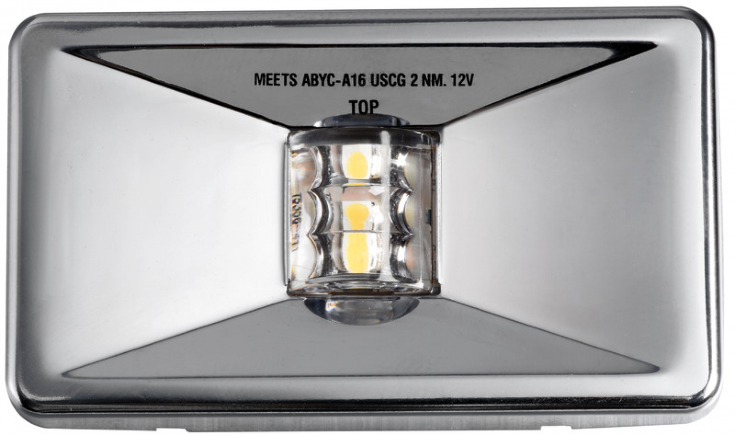 Rear light 135 degree chrome