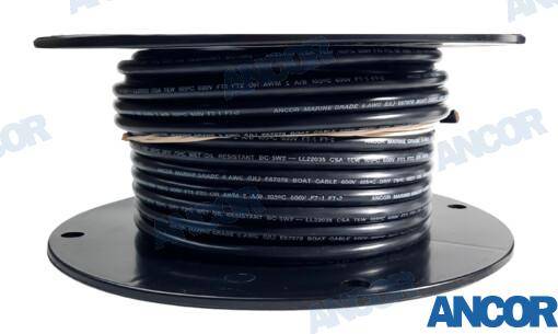 battery cable 6awg (13mm²) black (30 m)