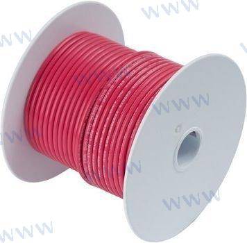 tinned copper wire 2awg (33mm²) red 30m