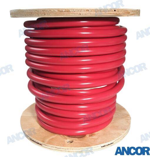 battery cable 0awg (53mm²) red 30m