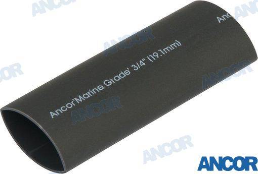 1/2" x 3" sarkana siltumšauruma rukstoša caurule