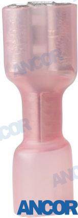 22-18 awg siltuma saraušanās sieviešu atvienotājs