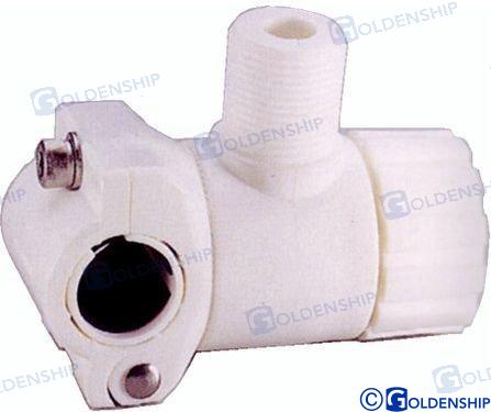 Antenna base ABS on railing