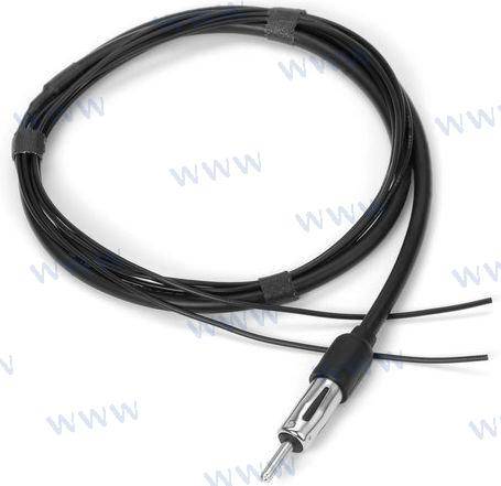 am/fm di-pole antenna