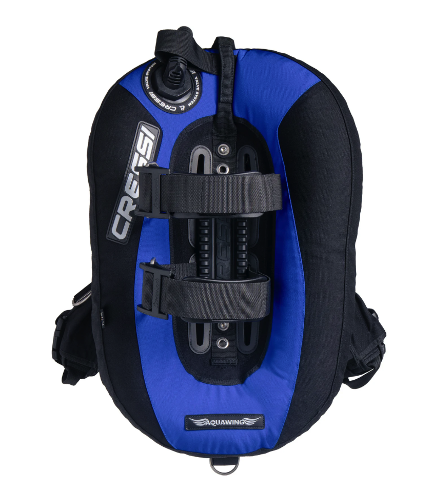 CRESSI AQUAWING PLUS BCD Izmērs XS/XL 120N ar kabatām svariem - zils