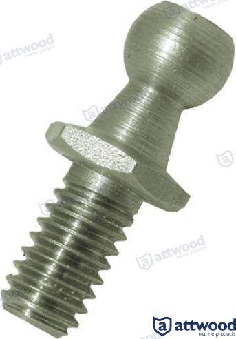 threaded stud stainless steel (pair)
